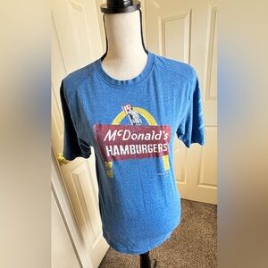 First Edition McDonald’s Blue  Vintage Style T-shirt - Size XS